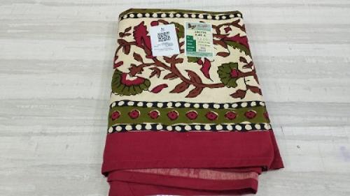 BEDSHEET JAIPUR PRINTED 72X100 2 PILLOW COVER